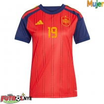 Camiseta España Lamine Yamal #19 Primera Equipación para mujer Mundial 2026 manga corta